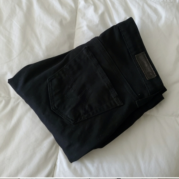 AG EUC The Stilt Black Cigarette Leg Jeans - Picture 4 of 8